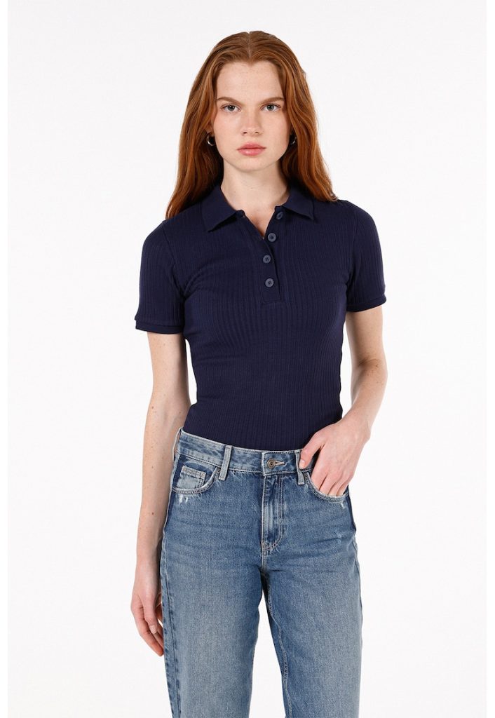 Tricou polo slim fit-FEMEI/IMBRACAMINTE/Tricouri si maiouri-IMBRACAMINTE/Tricouri si maiouri