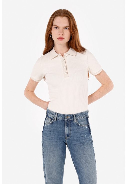Tricou polo slim fit-FEMEI/IMBRACAMINTE/Tricouri si maiouri-IMBRACAMINTE/Tricouri si maiouri