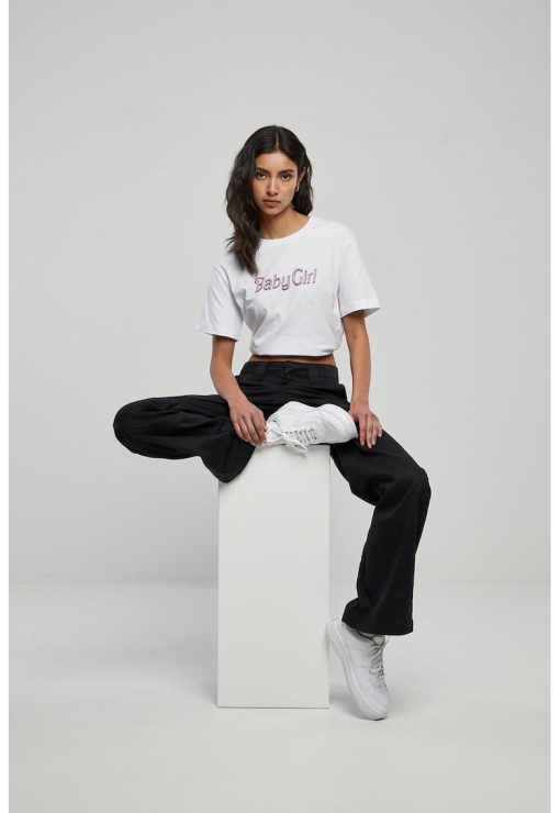 Tricou regular-fit cu decolteu la baza gatului-FEMEI/IMBRACAMINTE/Tricouri si maiouri-IMBRACAMINTE/Tricouri si maiouri