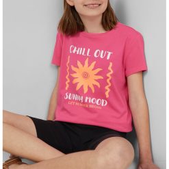 Tricou regular fit cu design grafic-FETE/IMBRACAMINTE/Tricouri si maiouri-IMBRACAMINTE/Tricouri si maiouri
