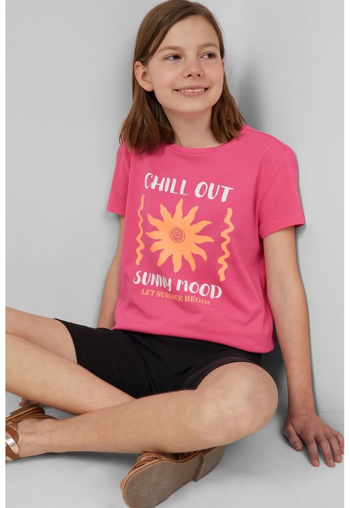 Tricou regular fit cu design grafic-FETE/IMBRACAMINTE/Tricouri si maiouri-IMBRACAMINTE/Tricouri si maiouri
