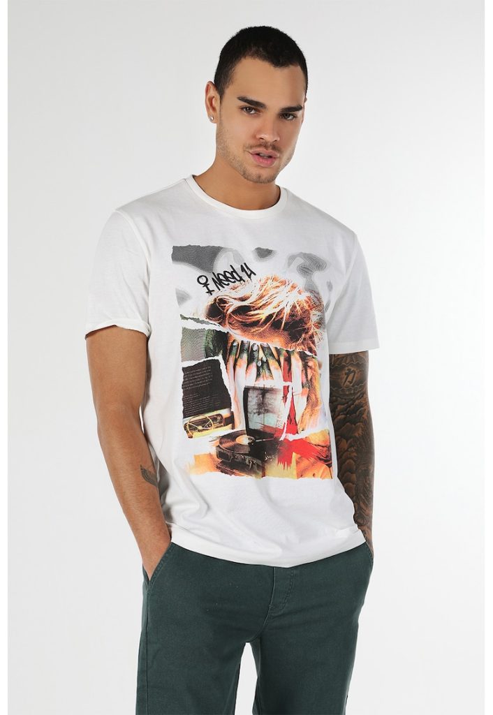 Tricou regular fit cu imprimeu-BARBATI/IMBRACAMINTE/Tricouri si maiouri-IMBRACAMINTE/Tricouri si maiouri