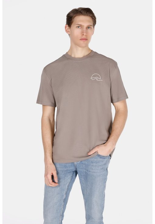 Tricou regular fit cu imprimeu pe piept-BARBATI/IMBRACAMINTE/Tricouri si maiouri-IMBRACAMINTE/Tricouri si maiouri