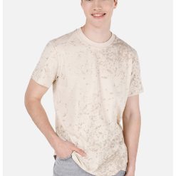 Tricou regular fit cu model tie-dye-BARBATI/IMBRACAMINTE/Tricouri si maiouri-IMBRACAMINTE/Tricouri si maiouri
