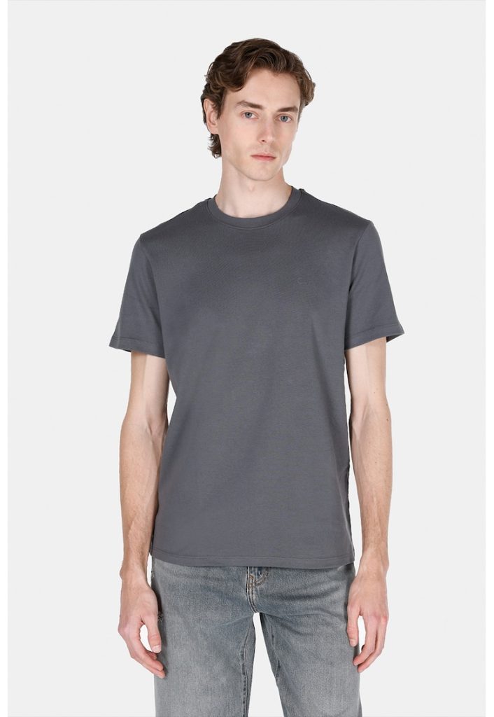 Tricou regular fit din bumbac cu decolteu la baza gatului-BARBATI/IMBRACAMINTE/Tricouri si maiouri-IMBRACAMINTE/Tricouri si maiouri