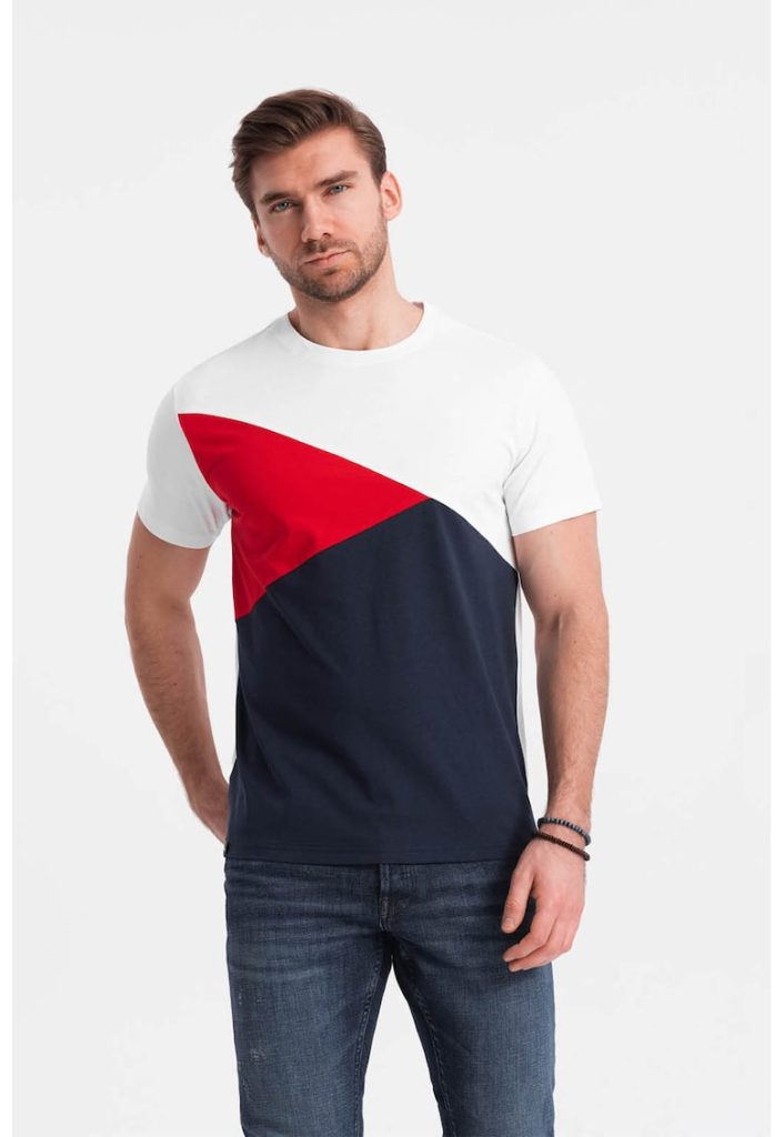 Tricou regular fit din bumbac cu decolteu la baza gatului-BARBATI/IMBRACAMINTE/Tricouri si maiouri-IMBRACAMINTE/Tricouri si maiouri
