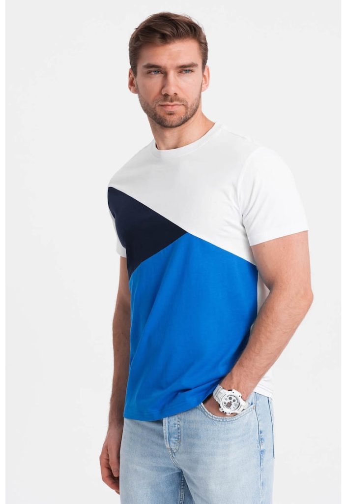 Tricou regular fit din bumbac cu decolteu la baza gatului-BARBATI/IMBRACAMINTE/Tricouri si maiouri-IMBRACAMINTE/Tricouri si maiouri