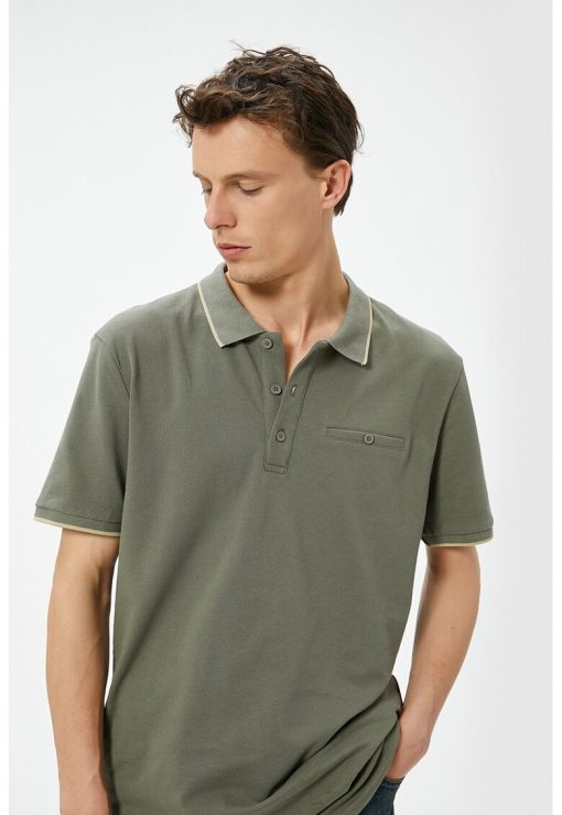 Tricou slim fit polo de bumbac-BARBATI/IMBRACAMINTE/Tricouri si maiouri-IMBRACAMINTE/Tricouri si maiouri