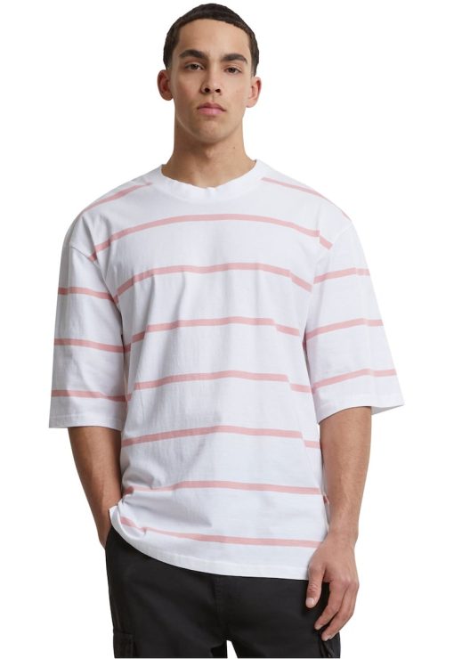 Tricou supradimensionat cu model in dungi-BARBATI/IMBRACAMINTE/Tricouri si maiouri-IMBRACAMINTE/Tricouri si maiouri