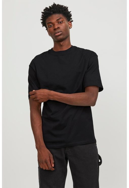 Tricou uni cu decolteu la baza gatului-BARBATI/IMBRACAMINTE/Tricouri si maiouri-IMBRACAMINTE/Tricouri si maiouri