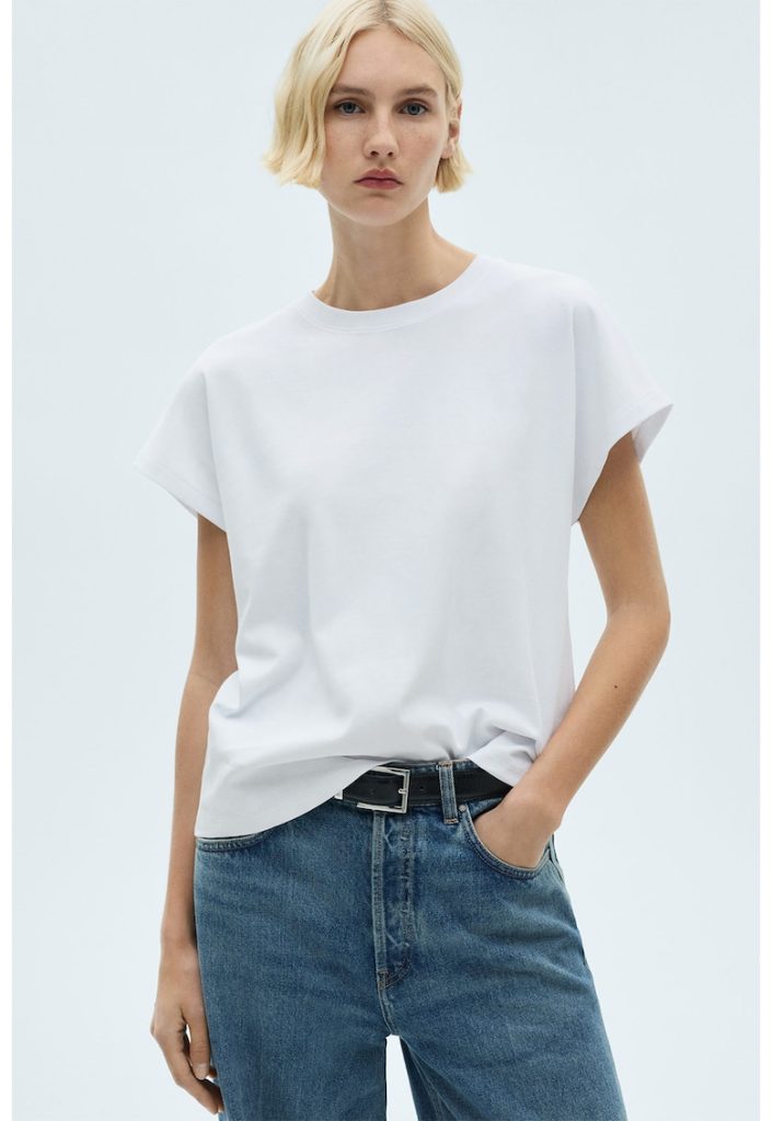 Tricou uni cu decolteu rotund-FEMEI/IMBRACAMINTE/Tricouri si maiouri-IMBRACAMINTE/Tricouri si maiouri