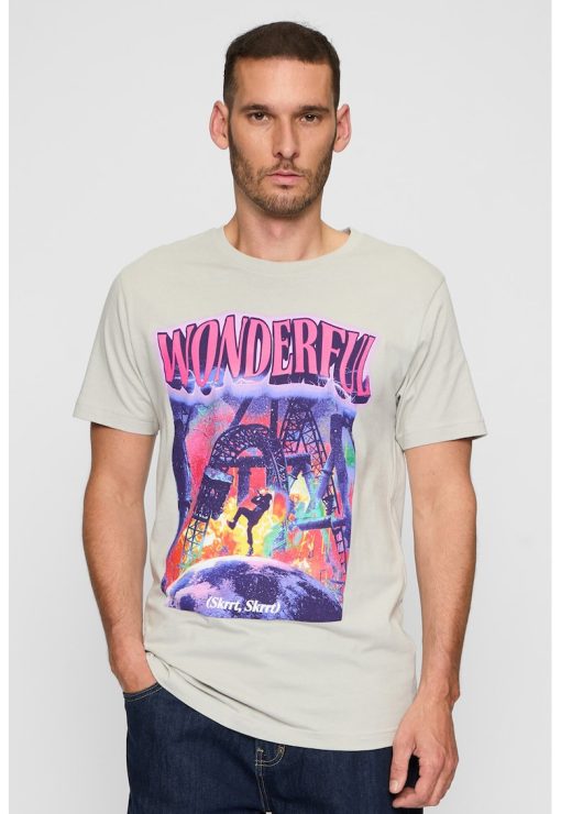 Tricou unisex de bumbac Wonderful-BARBATI/IMBRACAMINTE/Tricouri si maiouri-IMBRACAMINTE/Tricouri si maiouri