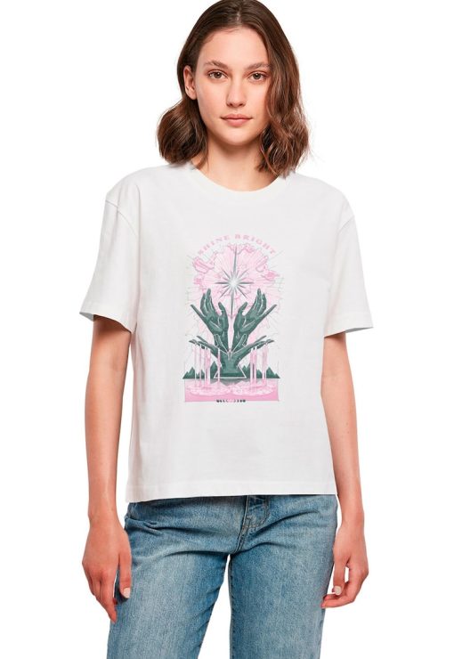 Tricou unisex lejer cu imprimeu grafic-FEMEI/IMBRACAMINTE/Tricouri si maiouri-IMBRACAMINTE/Tricouri si maiouri