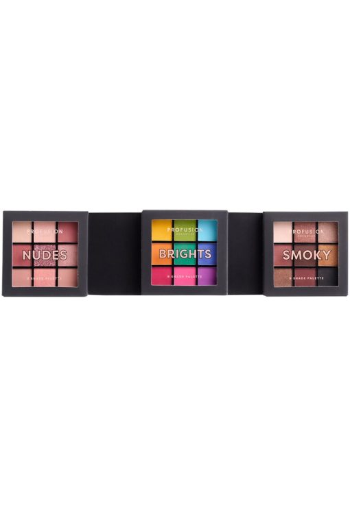 Ultimate Collection - Set 3 Mini Palete Farduri Vegane - 3 x 9 Nuante -  Cosmetics-FEMEI/INGRIJIRE COSMETICA/Produse cosmetice-INGRIJIRE COSMETICA/Produse cosmetice