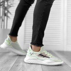 Adidasi barbati verzi din panza L3082 T5-2-Incaltaminte > Adidasi barbati