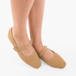 Balerini dama Brek Bej-Sandale-Sandale