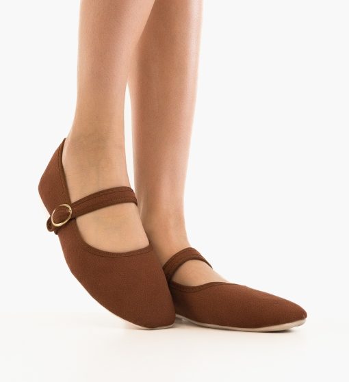 Balerini dama Brek Camel-Sandale-Sandale
