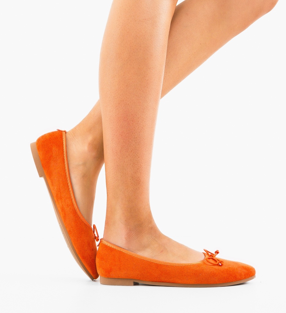 Balerini dama Elinor Portocalii-Casual-Casual