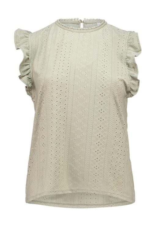 Bluza cu dantela sangallo-FEMEI/IMBRACAMINTE/Bluze-IMBRACAMINTE/Bluze