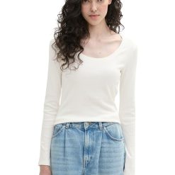Bluza cu decolteu rotund-FEMEI/IMBRACAMINTE/Bluze-IMBRACAMINTE/Bluze