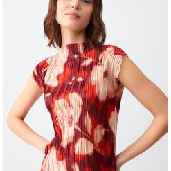 Bluza cu model floral-FEMEI/IMBRACAMINTE/Bluze-IMBRACAMINTE/Bluze