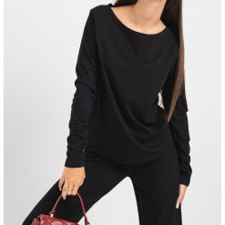Bluza de bumbac cu decolteu barcuta-FEMEI/IMBRACAMINTE/Bluze-IMBRACAMINTE/Bluze