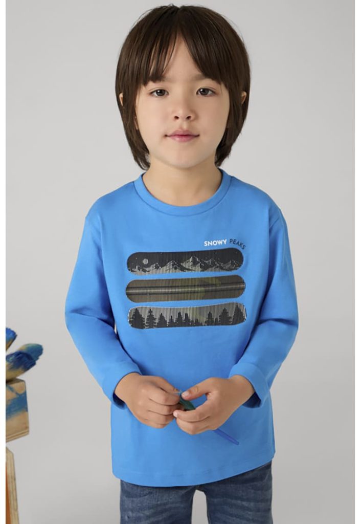 Bluza de bumbac cu imprimeu-BAIETI/IMBRACAMINTE/Bluze-IMBRACAMINTE/Bluze