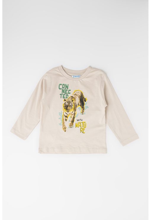 Bluza de bumbac cu imprimeu grafic-BAIETI/IMBRACAMINTE/Bluze-IMBRACAMINTE/Bluze