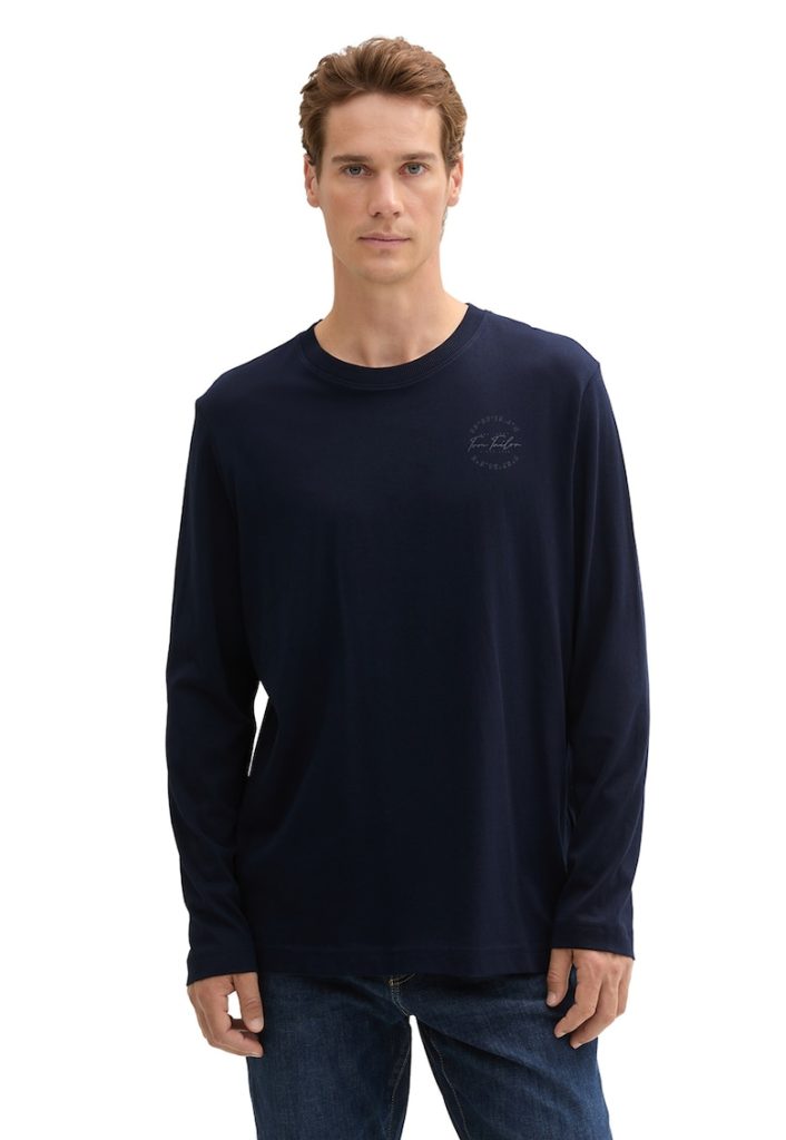 Bluza de bumbac cu logo-BARBATI/IMBRACAMINTE/Bluze-IMBRACAMINTE/Bluze