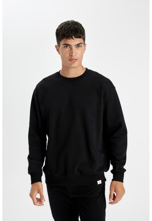Bluza de trening uni cu decolteu rotund-BARBATI/IMBRACAMINTE/Hanorace-IMBRACAMINTE/Hanorace