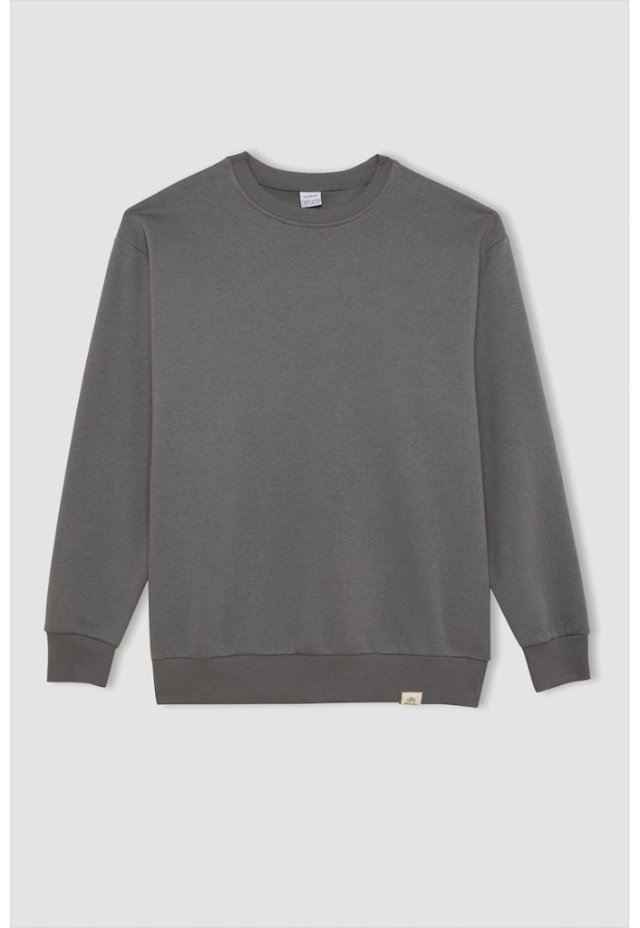 Bluza de trening uni cu decolteu rotund-BARBATI/IMBRACAMINTE/Hanorace-IMBRACAMINTE/Hanorace