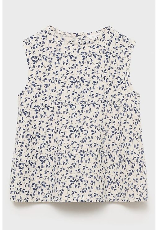 Bluza din bumbac - fara maneci-FETE/IMBRACAMINTE/Bluze-IMBRACAMINTE/Bluze