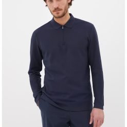 Bluza polo cu fenta cu fermoar-BARBATI/IMBRACAMINTE/Bluze-IMBRACAMINTE/Bluze