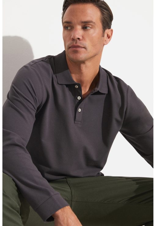 Bluza polo de bumbac-BARBATI/IMBRACAMINTE/Bluze-IMBRACAMINTE/Bluze