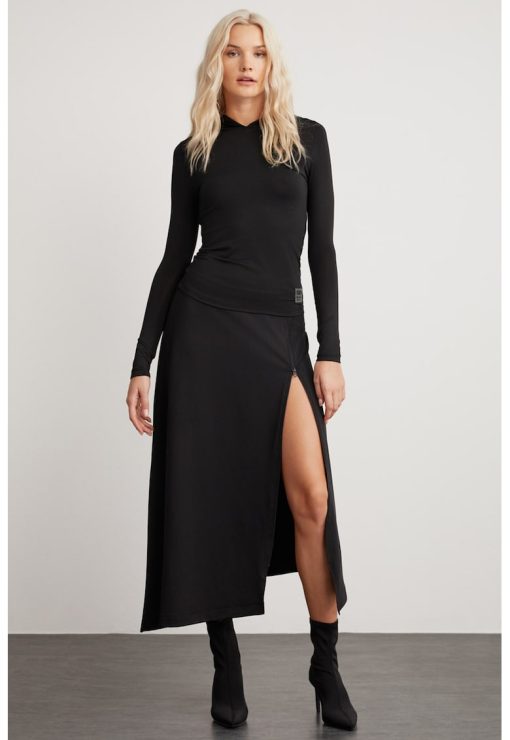 Bluza slim fit cu gluga Layana-FEMEI/IMBRACAMINTE/Bluze-IMBRACAMINTE/Bluze