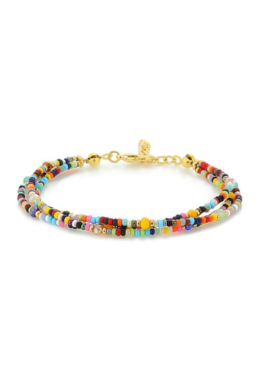 Bratara ajustabila cu margele-FEMEI/GENTI SI ACCESORII/Bijuterii-GENTI SI ACCESORII/Bijuterii