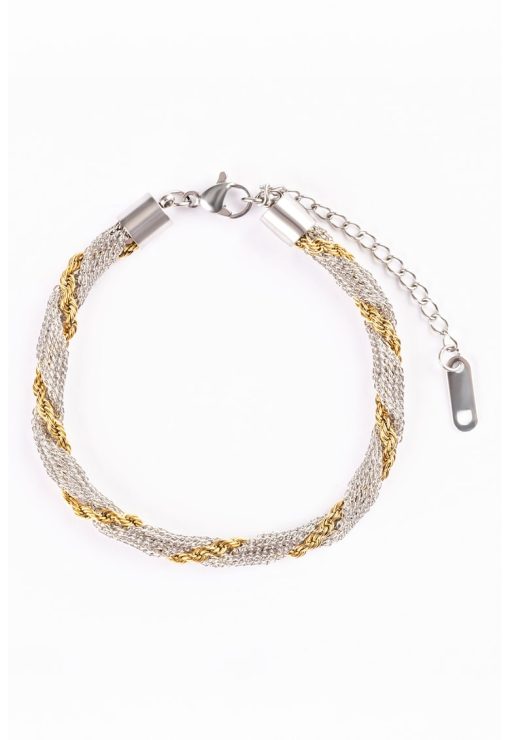 Bratara cu design rasucit-FEMEI/GENTI SI ACCESORII/Bijuterii-GENTI SI ACCESORII/Bijuterii