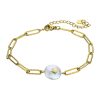 Bratara din otel inoxidabil cu Mother of Pearl-FEMEI/GENTI SI ACCESORII/Bijuterii-GENTI SI ACCESORII/Bijuterii
