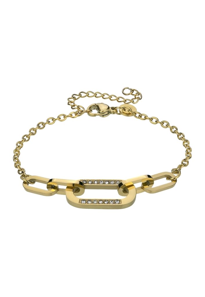 Bratara din otel inoxidabil cu cristale-FEMEI/GENTI SI ACCESORII/Bijuterii-GENTI SI ACCESORII/Bijuterii