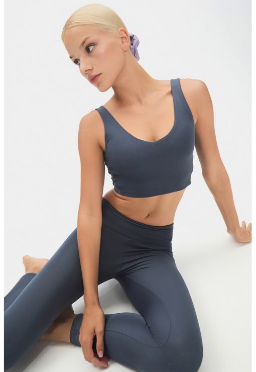 Bustiera sport cu model uni-FEMEI/IMBRACAMINTE/Tricouri si maiouri-IMBRACAMINTE/Tricouri si maiouri
