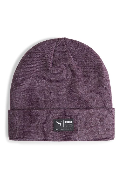 Caciula elastica unisex cu detaliu logo Archive Heather-BARBATI/GENTI SI ACCESORII/Palarii