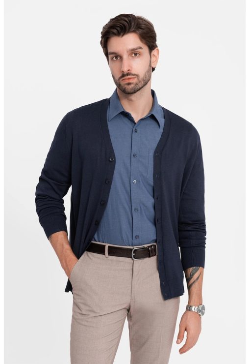 Camasa regular fit cu buzunar aplicat pe piept-BARBATI/IMBRACAMINTE/Camasi-IMBRACAMINTE/Camasi