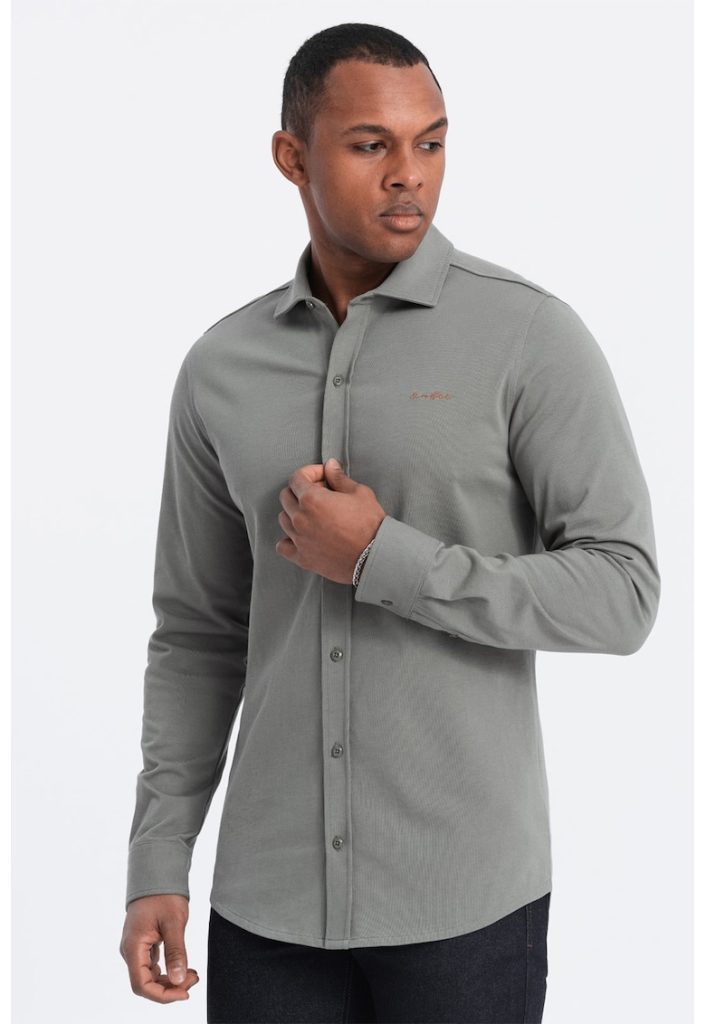 Camasa regular fit de bumbac-BARBATI/IMBRACAMINTE/Camasi-IMBRACAMINTE/Camasi