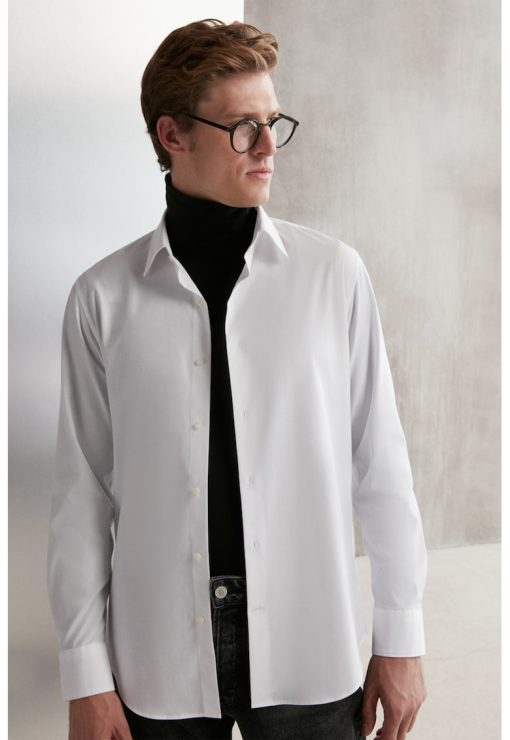 Camasa slim fit de bumbac-BARBATI/IMBRACAMINTE/Camasi-IMBRACAMINTE/Camasi