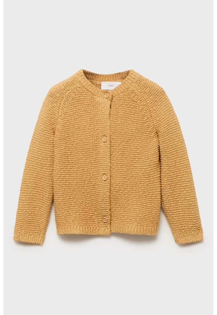 Cardigan din amestec de bumbac cu nasturi-FETE/IMBRACAMINTE/Pulovere si cardigane-IMBRACAMINTE/Pulovere si cardigane