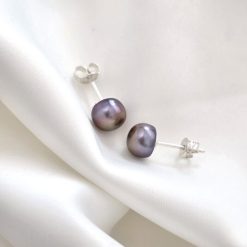 Cercei Perlati – Picaturi Mov de Visare - Argint 925-Colectii >> Comori Perlate >> Noutati