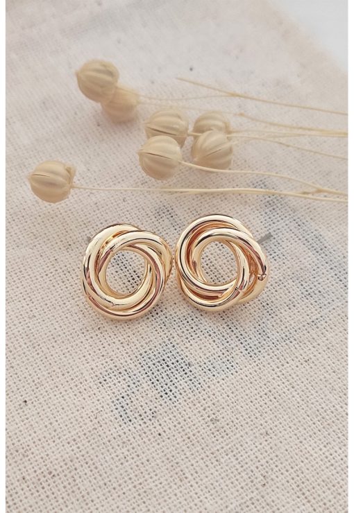 Cercei cu model rasucit-FEMEI/GENTI SI ACCESORII/Bijuterii-GENTI SI ACCESORII/Bijuterii
