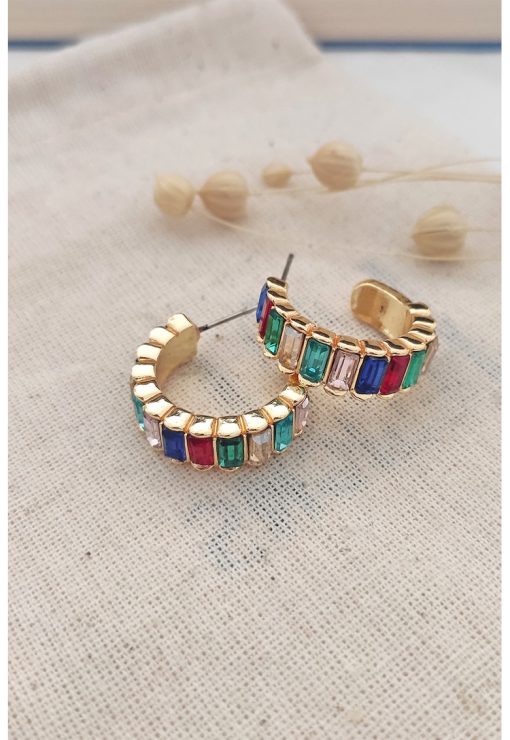 Cercei cu zirconia-FEMEI/GENTI SI ACCESORII/Bijuterii-GENTI SI ACCESORII/Bijuterii