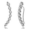 Cercei ear cuffs argint 925