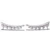 Cercei ear cuffs argint 925